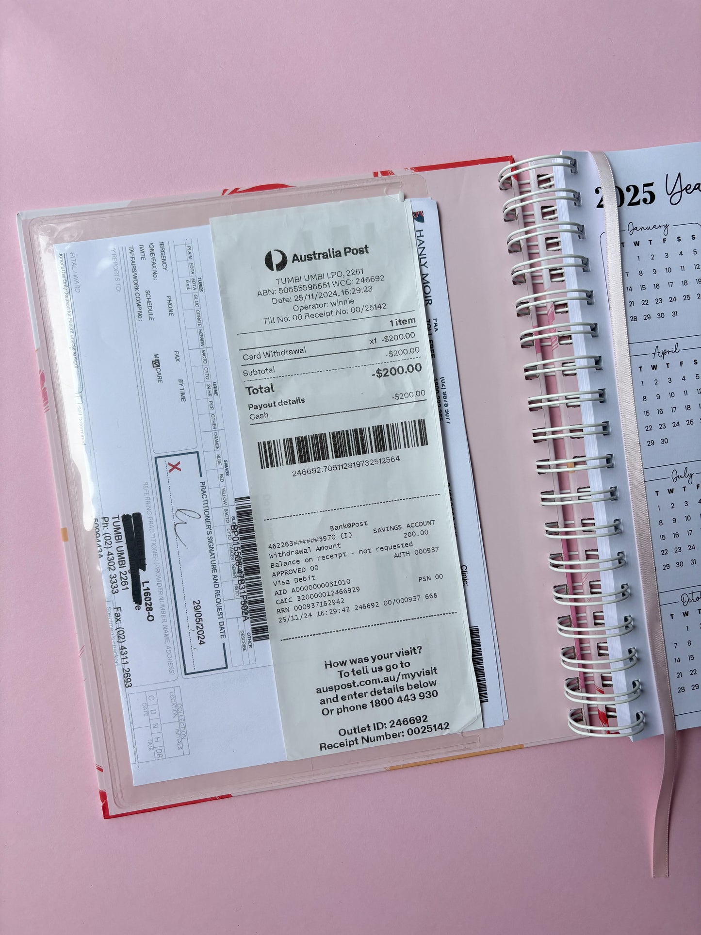 A5 Adhesive Pocket