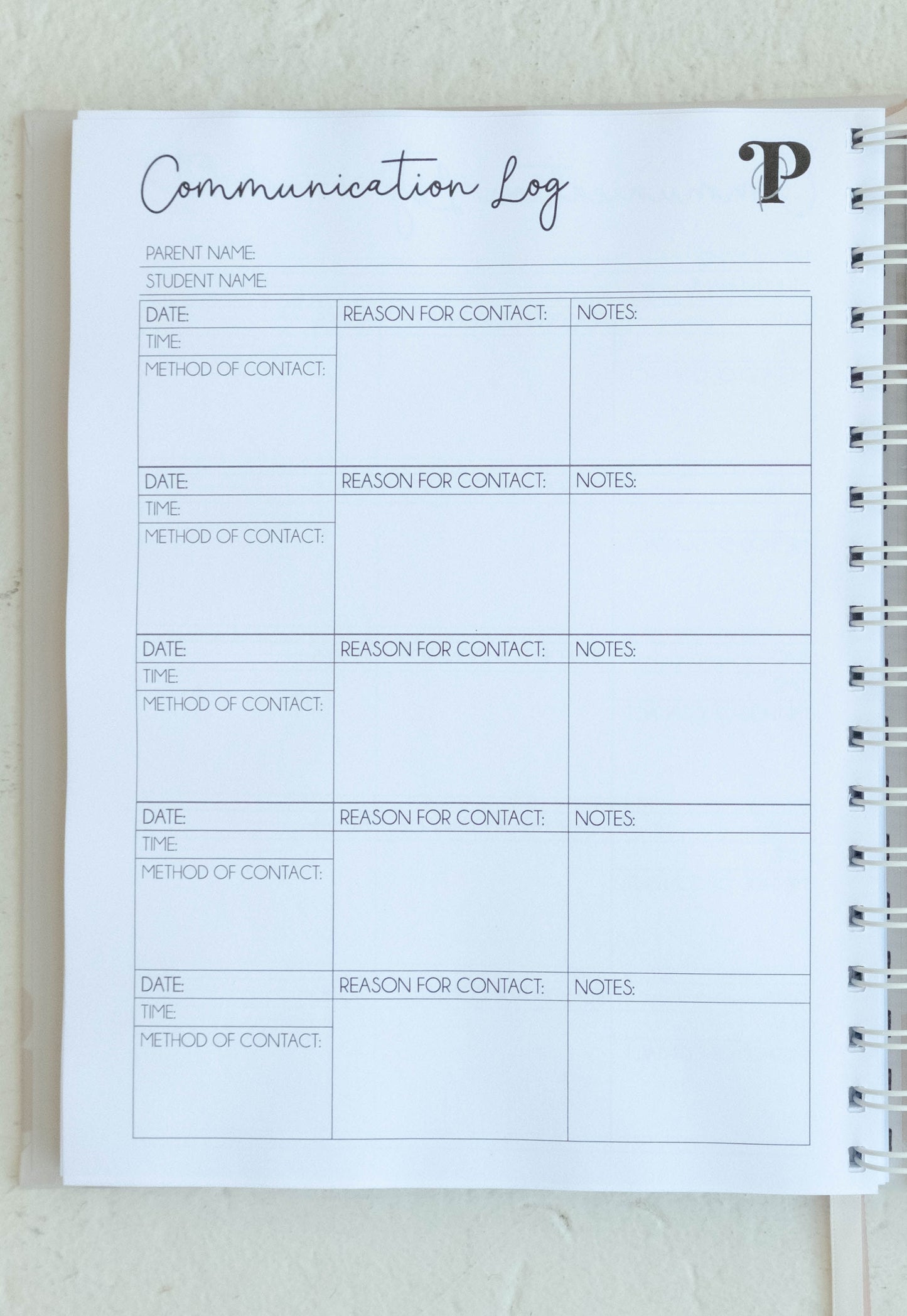 2026 Teacher Planner