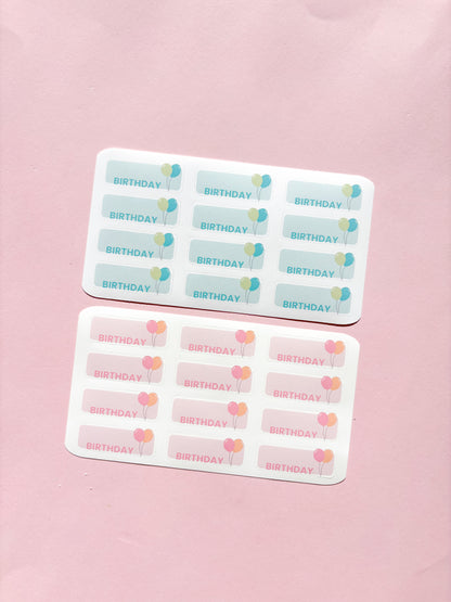 Birthday Stickers