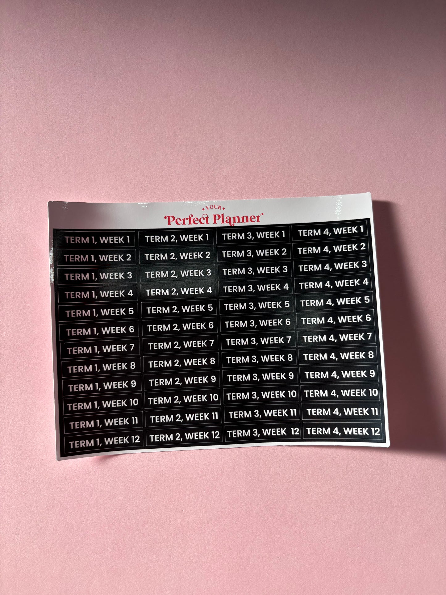 School Week Stickers