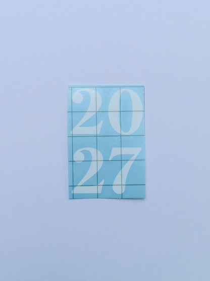 2027 Sticker