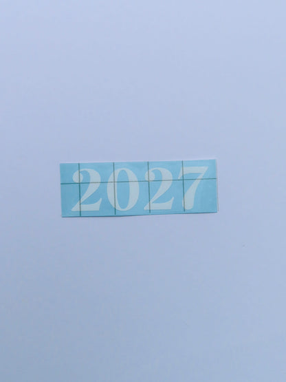 2027 Sticker