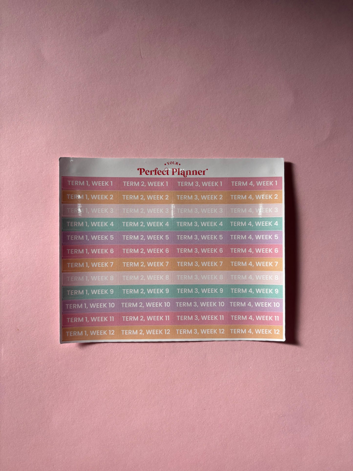 School Week Stickers