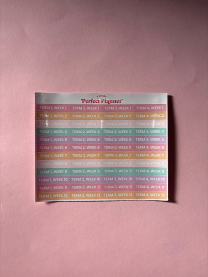 School Week Stickers