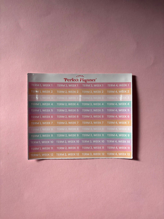 School Week Stickers