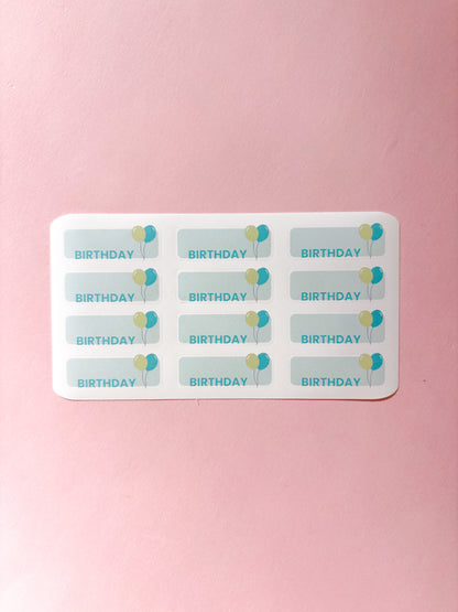 Birthday Stickers