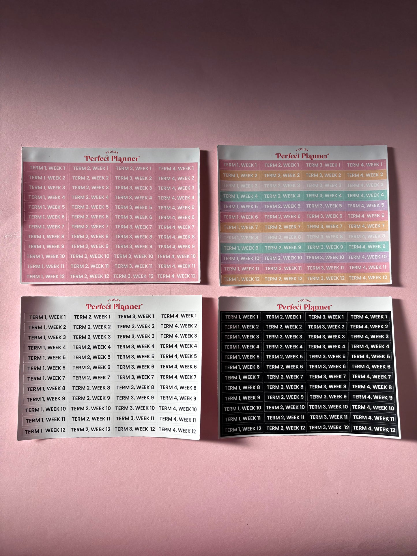 School Week Stickers