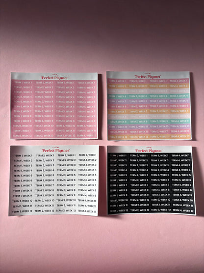 School Week Stickers