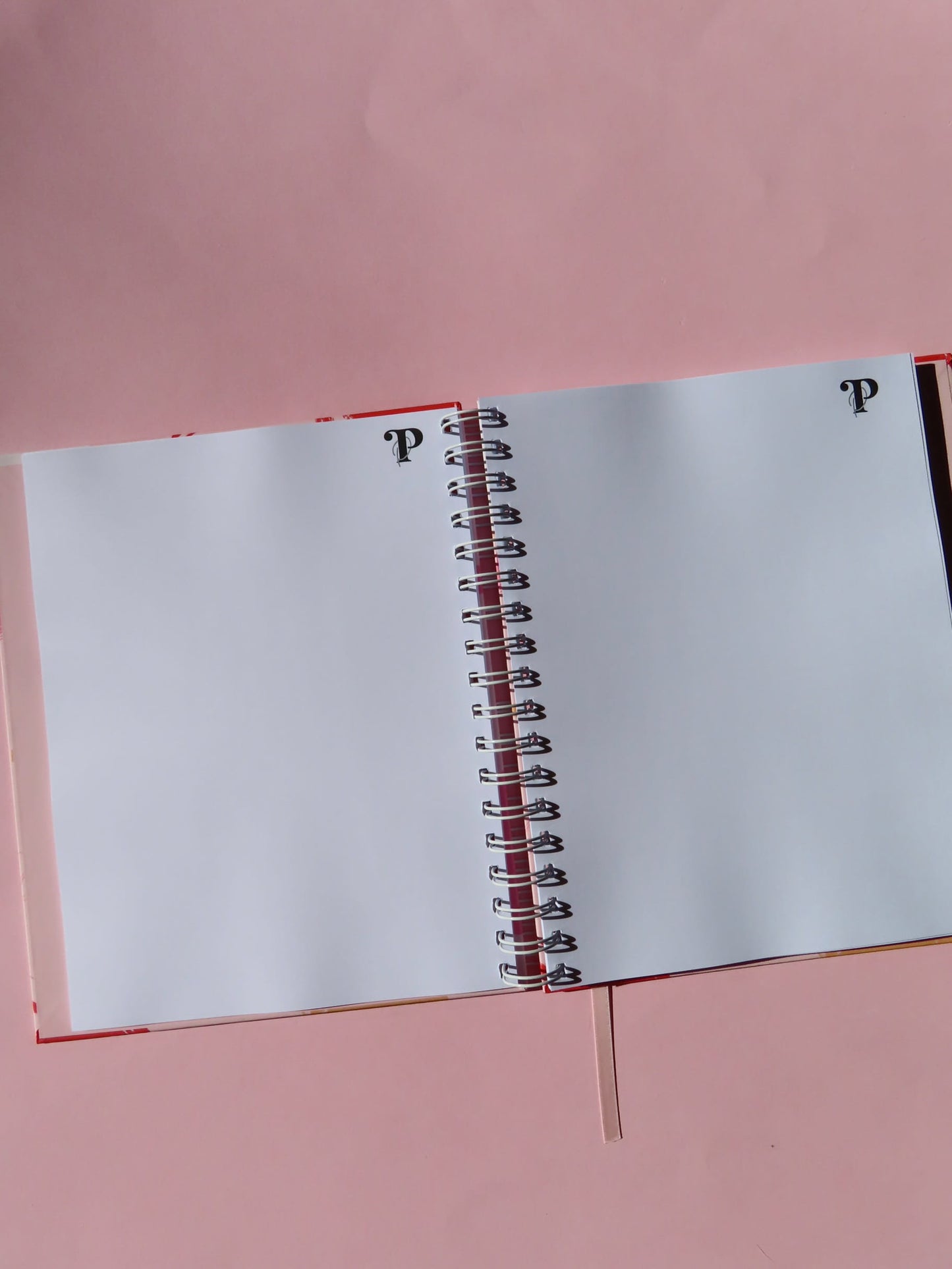 Blank notebook