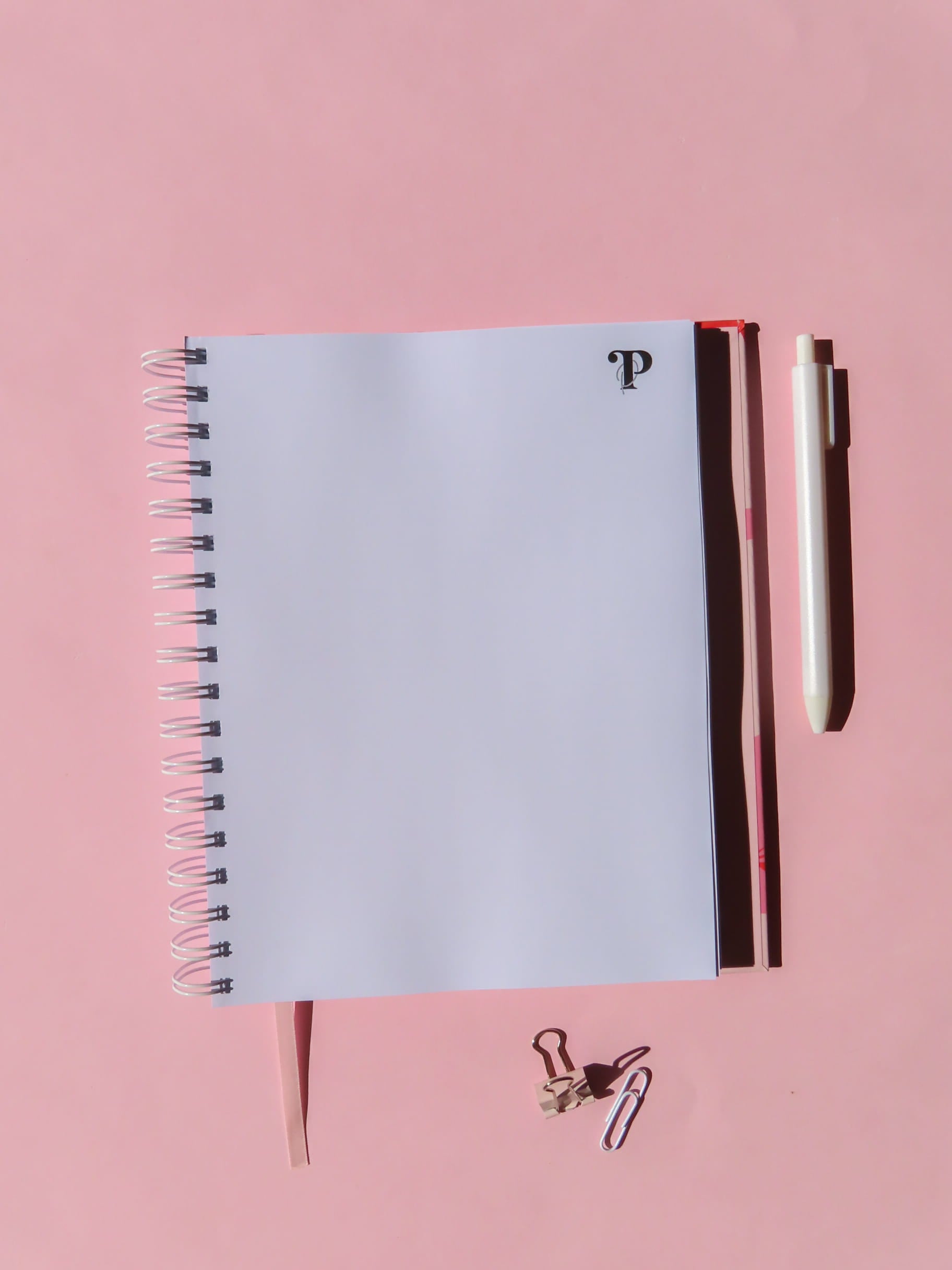 blank notebook