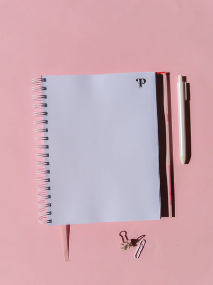 blank notebook