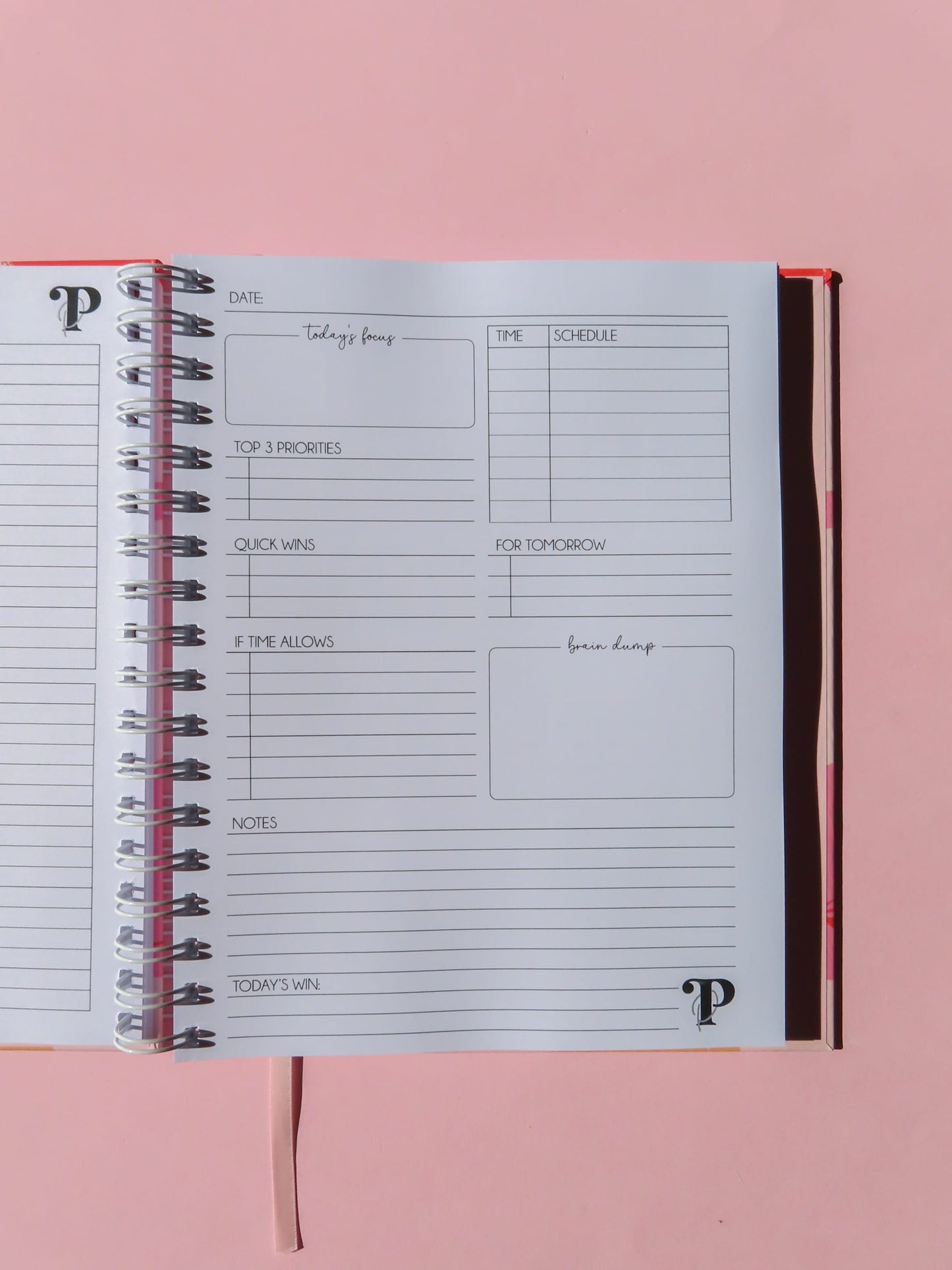 Daily planner