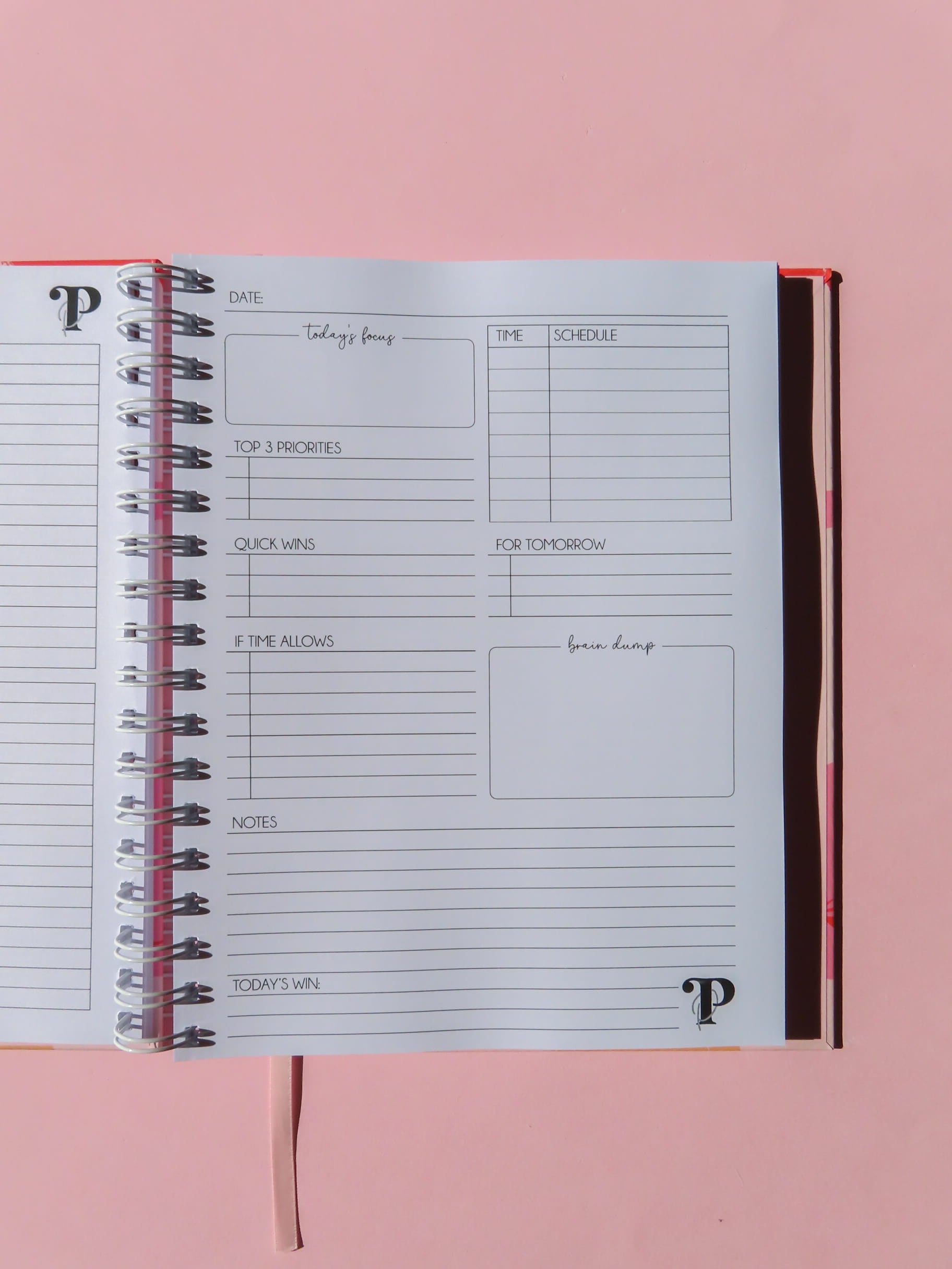 Daily planner