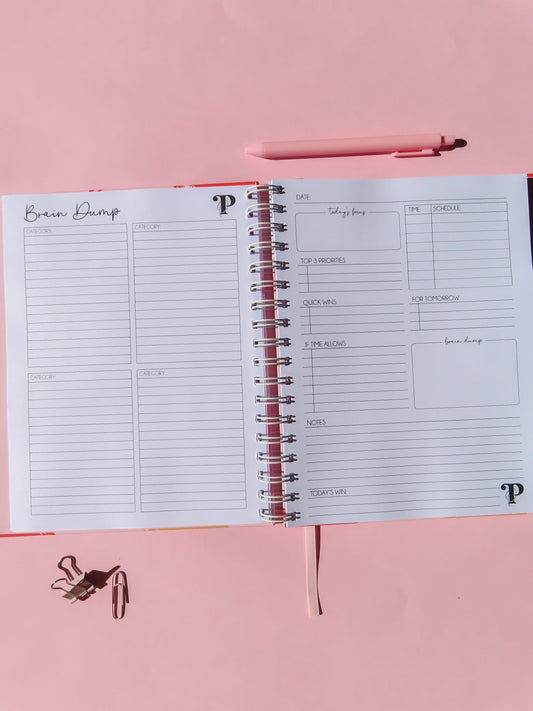 brain dump and daily planner