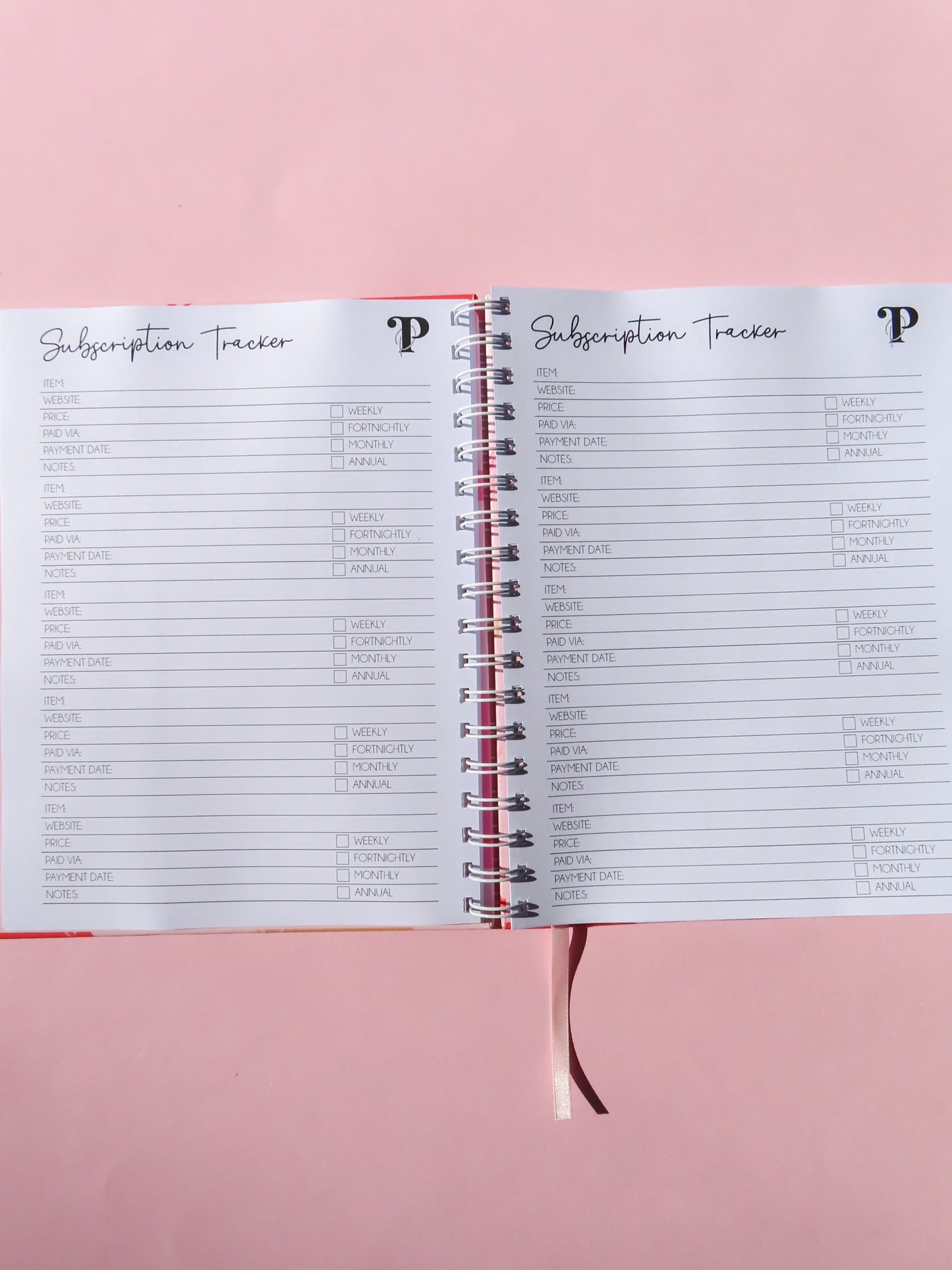 Subscription tracker