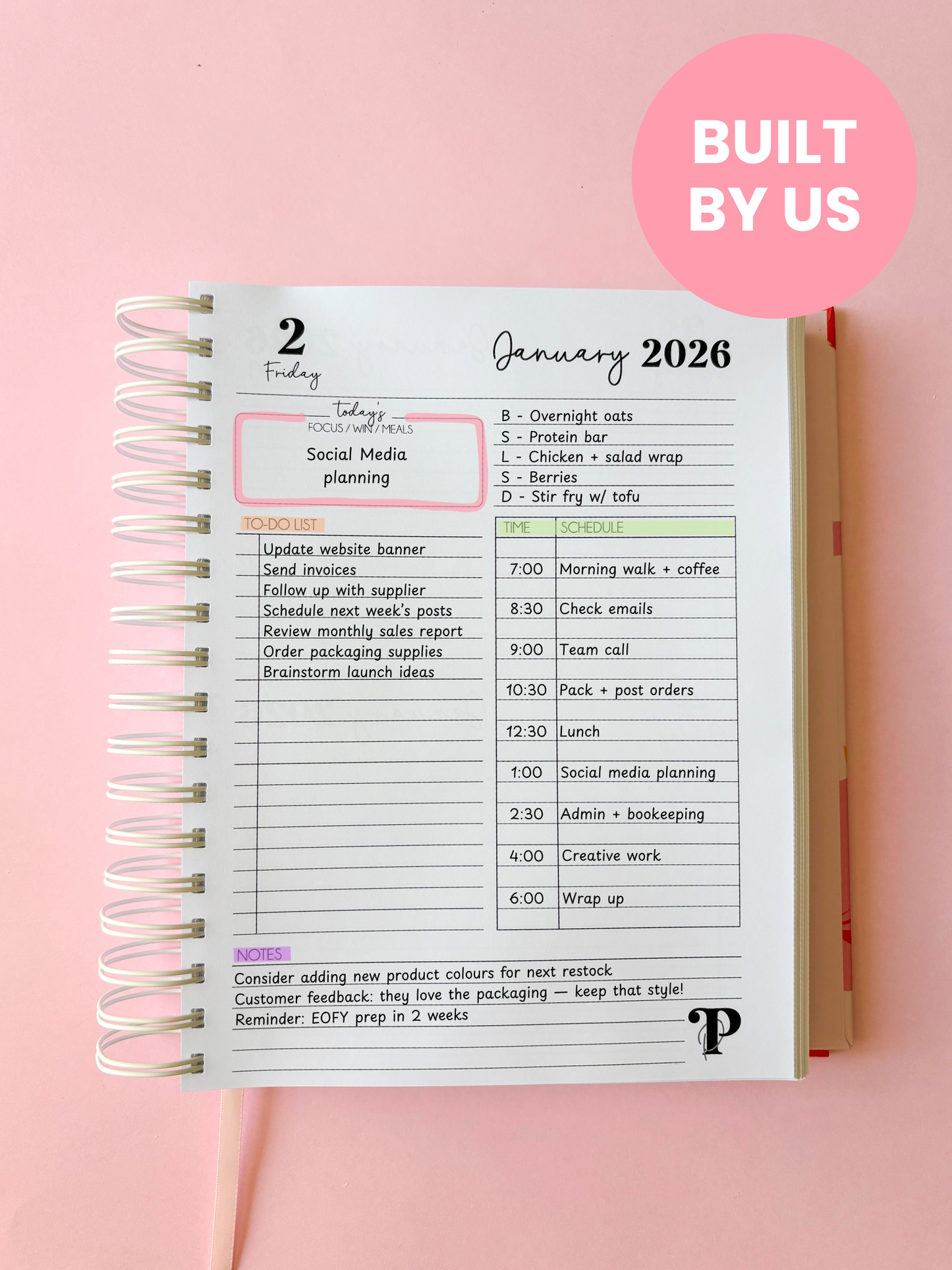 2026 Business Planner