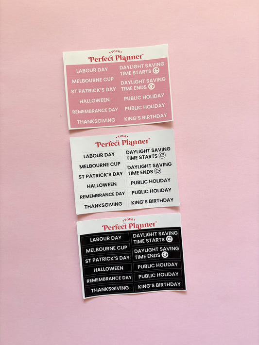 Assorted Events Stickers