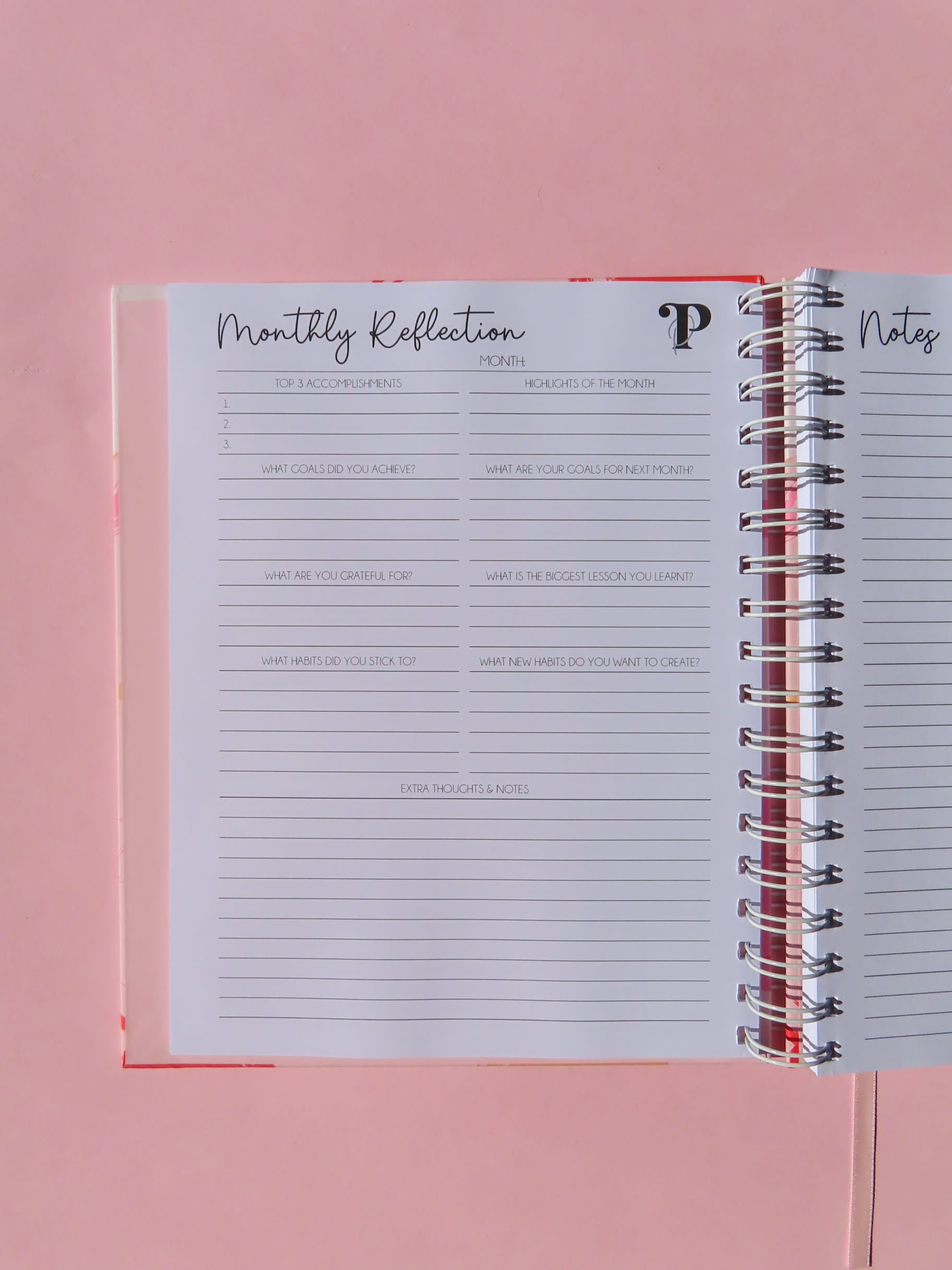 Monthly reflection