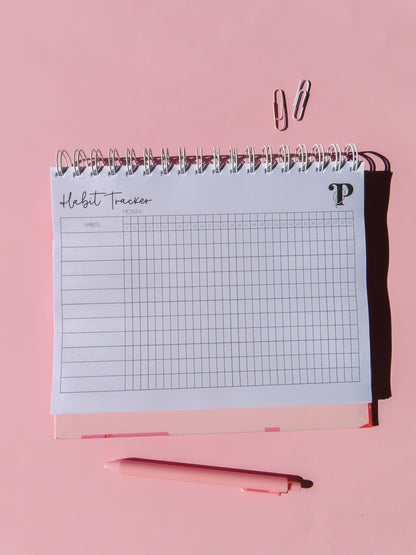 Monthly habit tracker