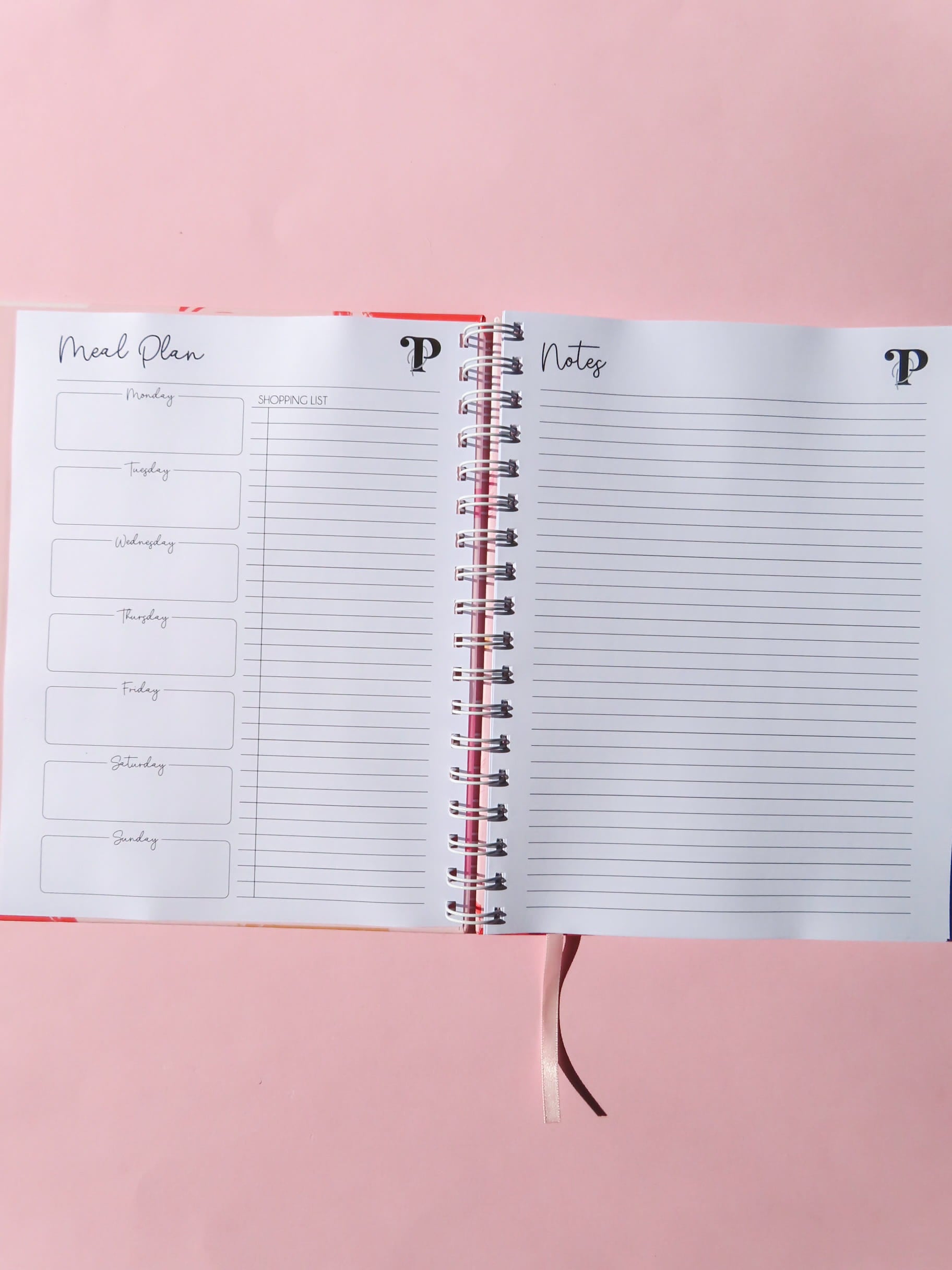 Meal planner and shopping list
