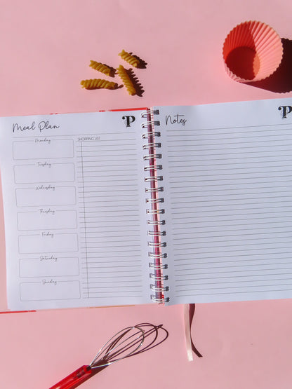 Meal planner and recipe notebook