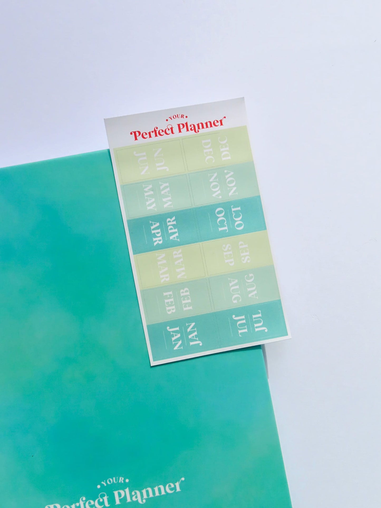 Monthly Tab Stickers