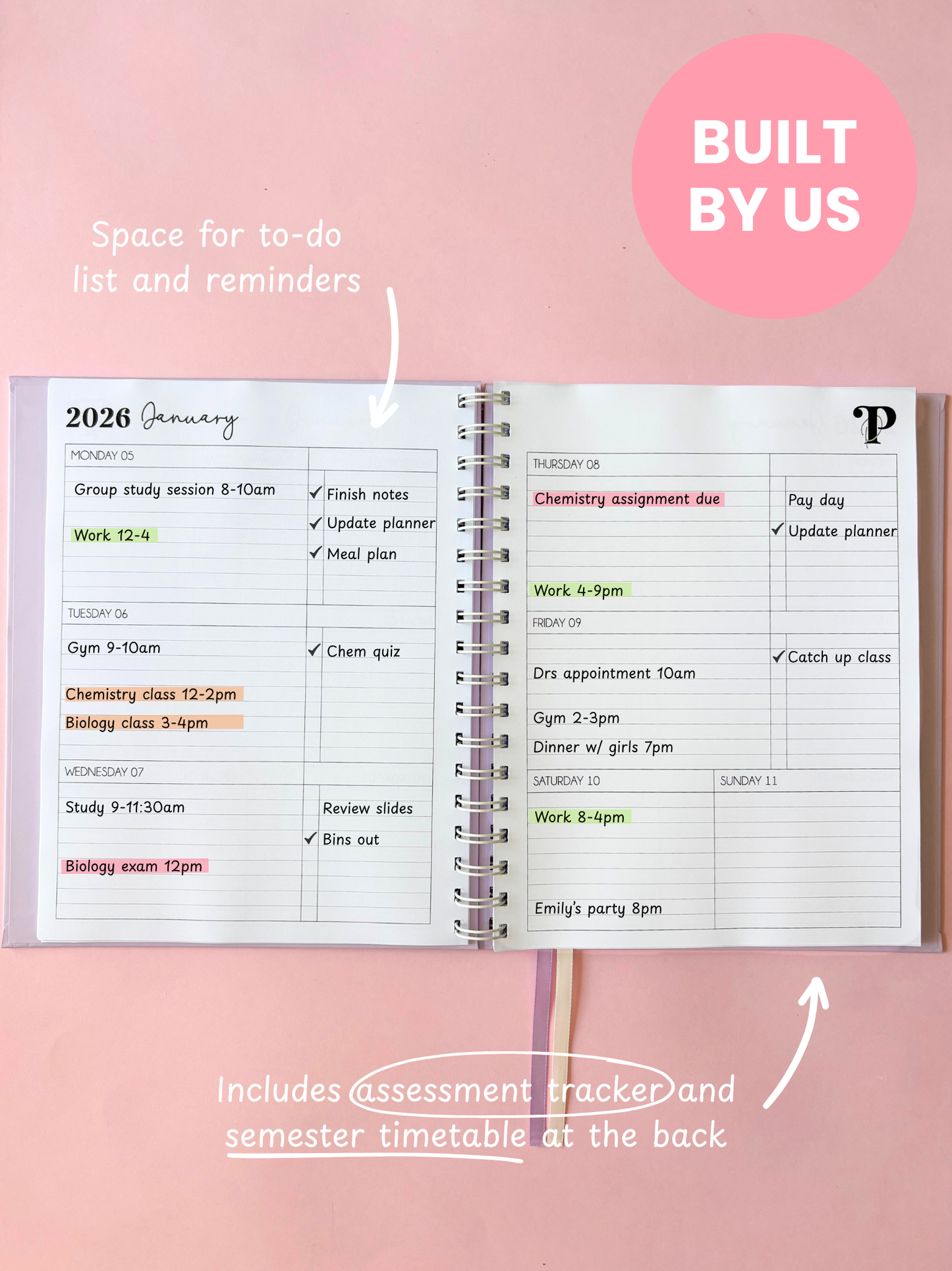 2026 Student Planner