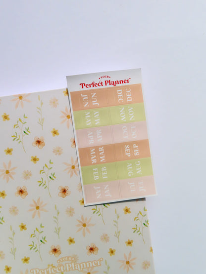 Monthly Tab Stickers