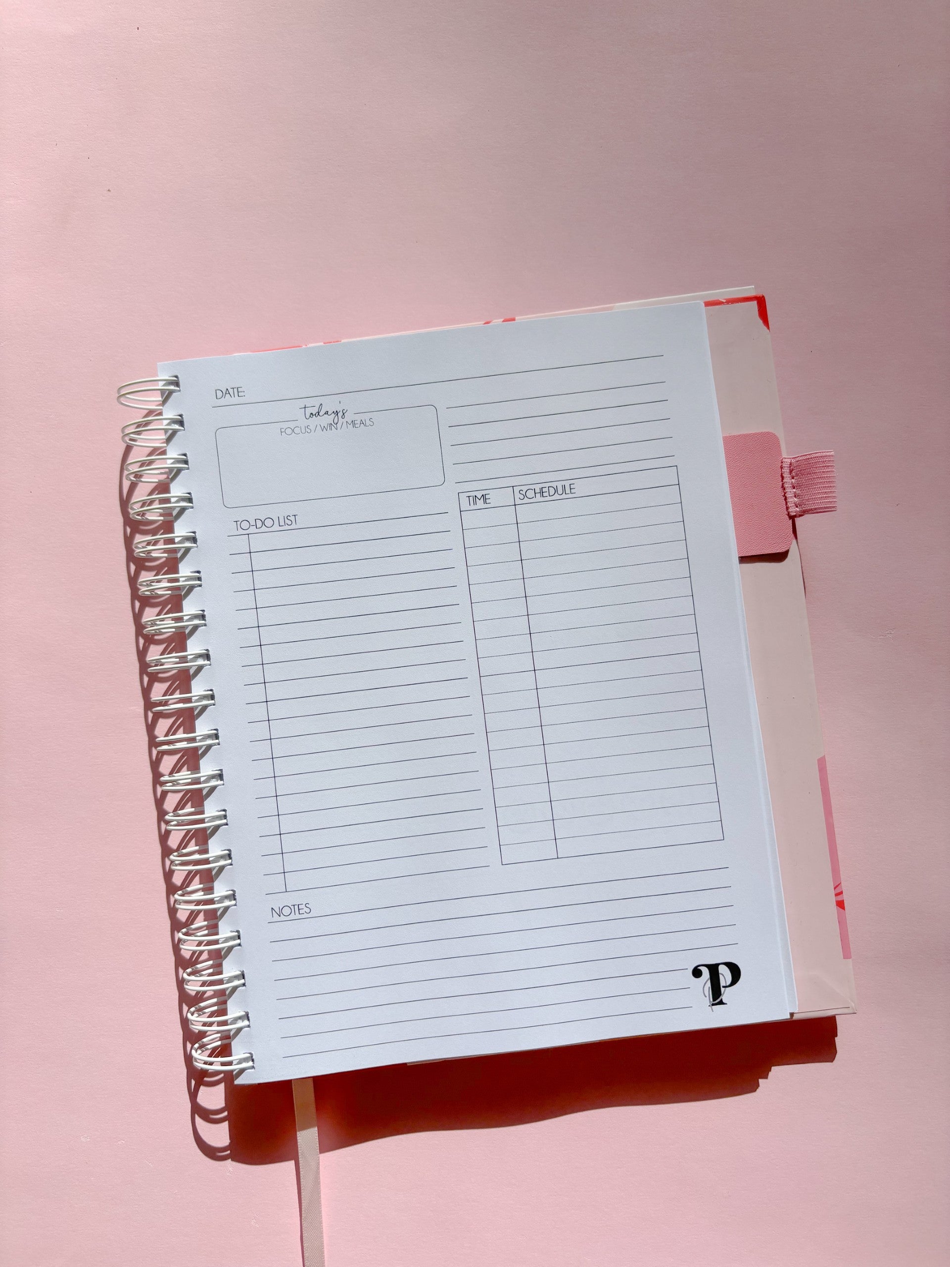 Custom Undated Daily Planner