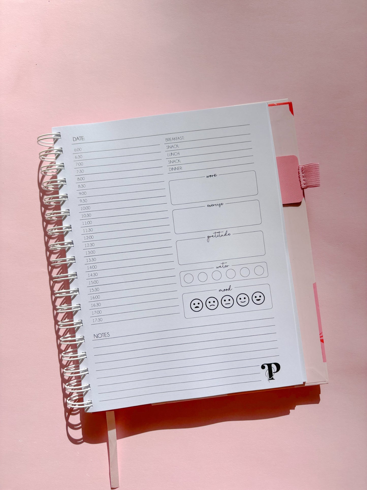 Custom Undated Daily Planner