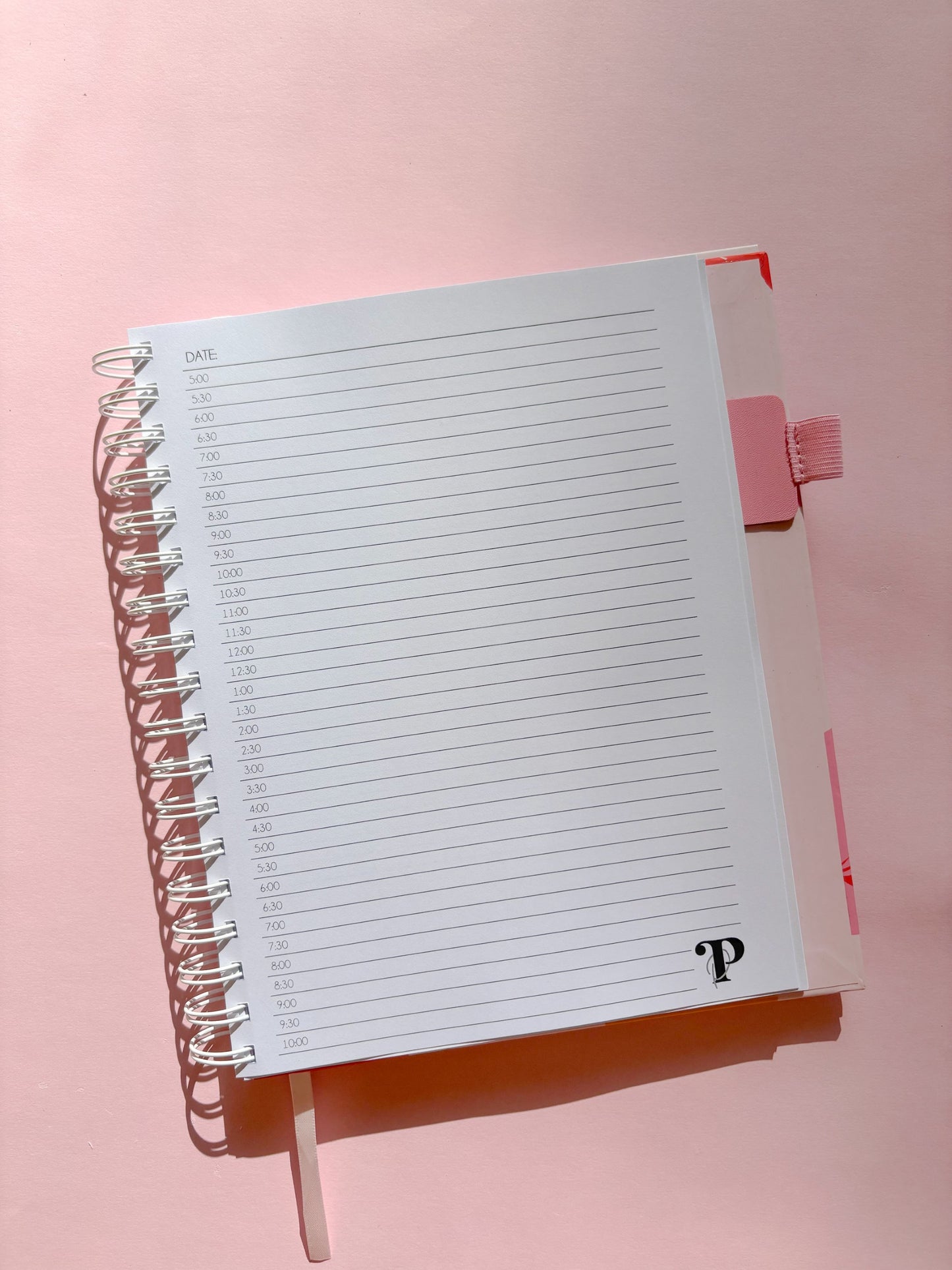 Custom Undated Daily Planner