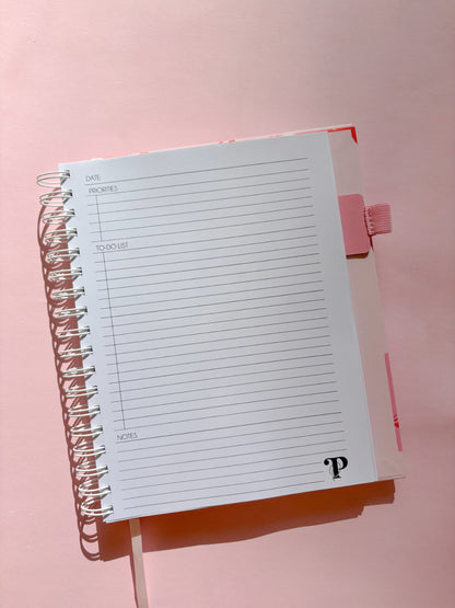 Custom Undated Daily Planner
