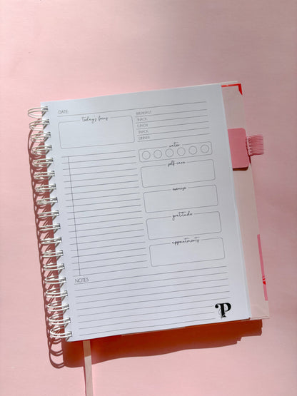 Custom Undated Daily Planner