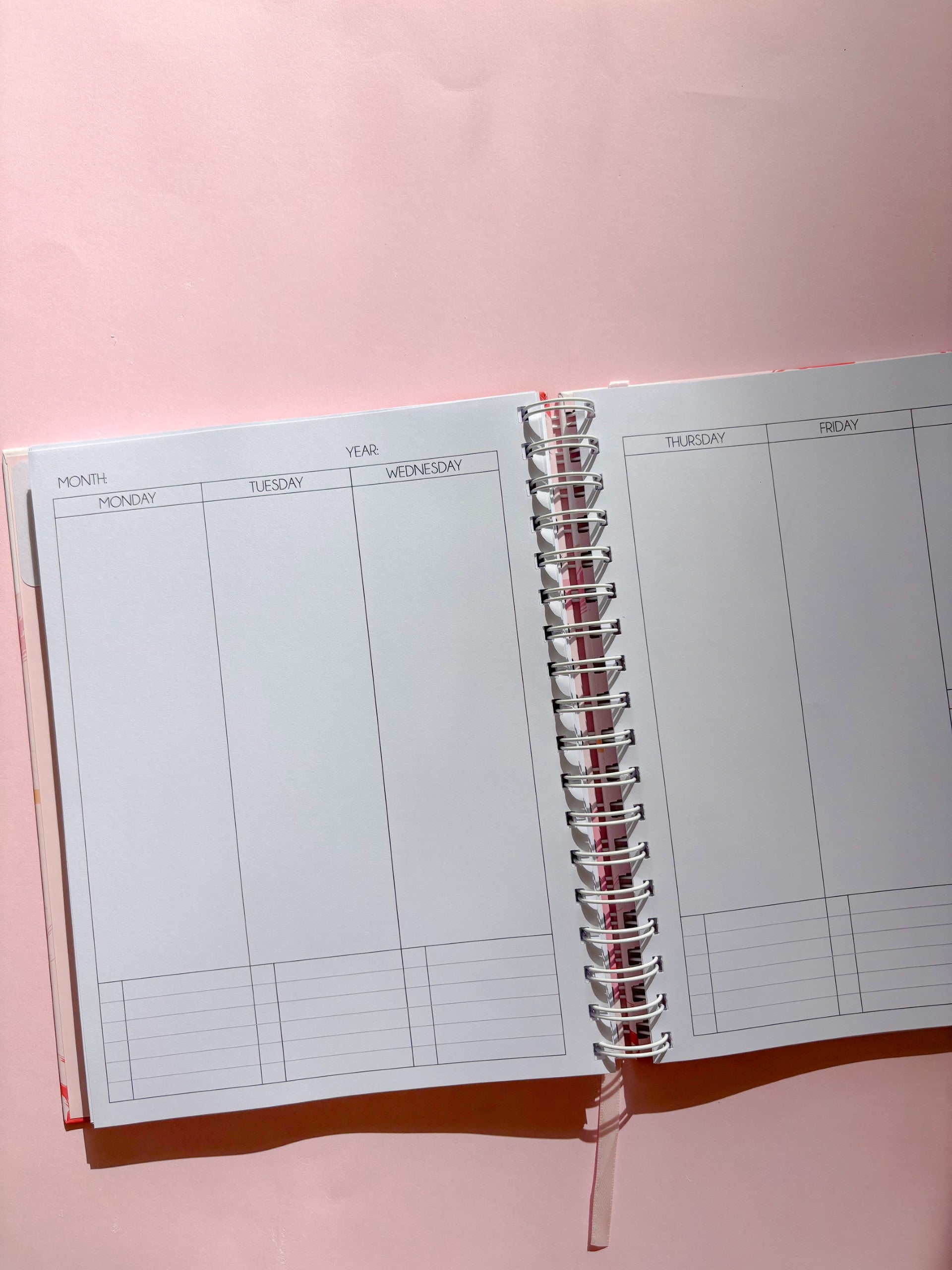 Custom Undated Weekly Planner