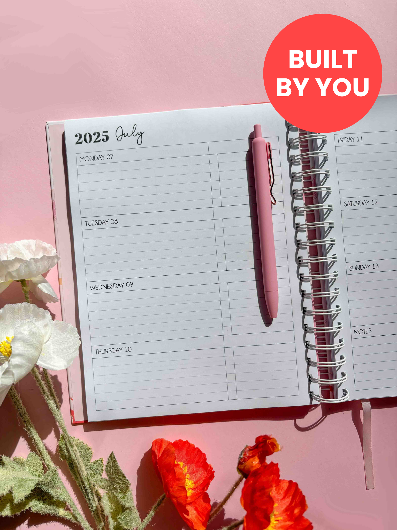 Custom Weekly Planner – Your Perfect Planner