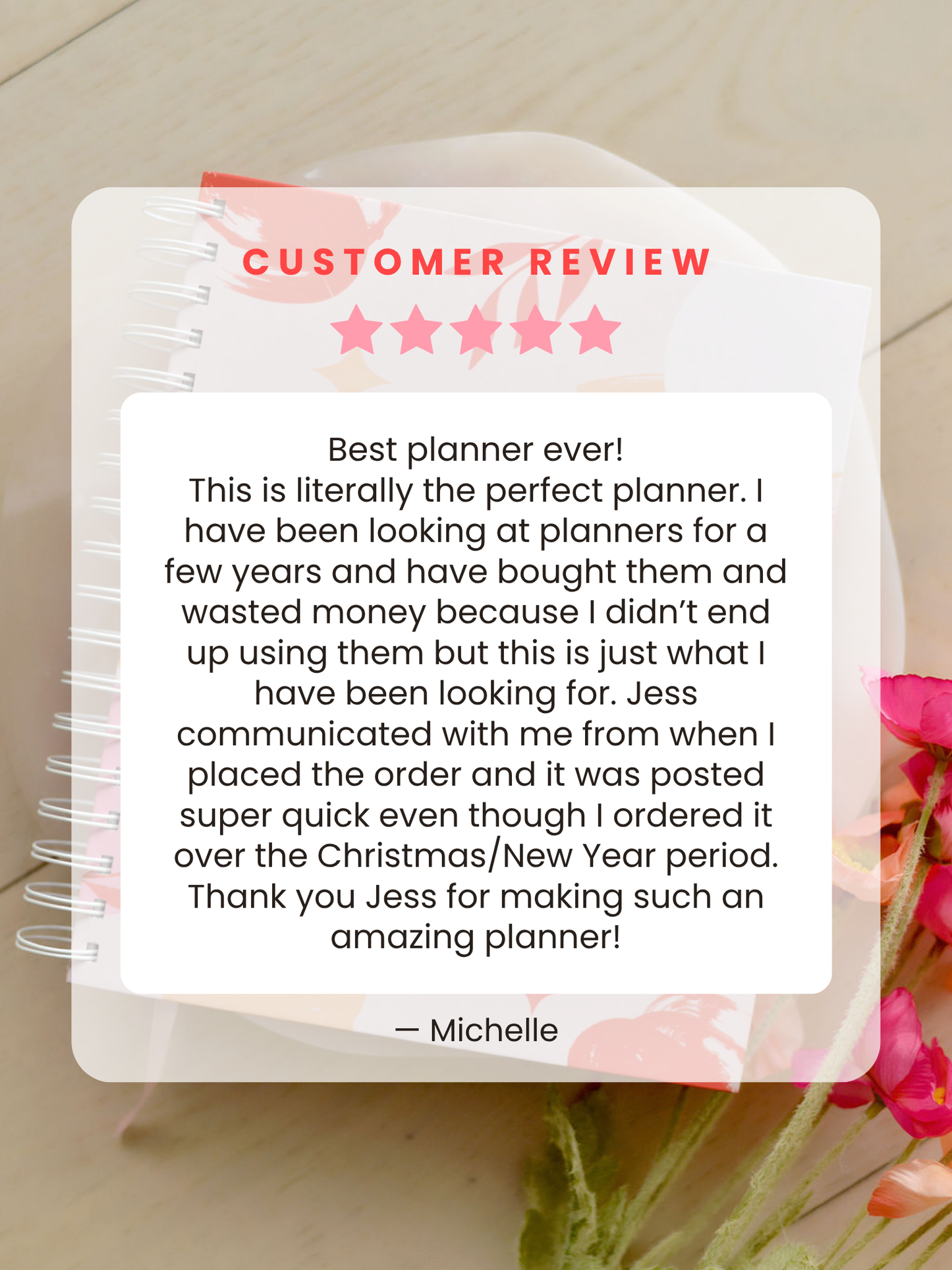 Custom Weekly Planner